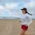 Runyon Women's Unisex Long Sleeve White Running Shirt Made In USA - Training, Workout, Hiking, Gym