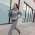 Runyon French Terry Cotton Heather Grey Pullover Hoodie Sweatshirt - Hidden Pockets, Thumbholes & Watch Windows - American Made In USA