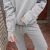 Runyon French Terry Cotton Heather Grey Pullover Hoodie Sweatshirt - Hidden Pockets, Thumbholes & Watch Windows - American Made In USA