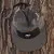 Runyon Made In USA Camp Hat - Charcoal (Dark Grey,Graphite) Camp Hat with Blac Front Panel with Reflective Emblem - Moisture Wicking, Mesh Side Panels, Lightweight, Breathable