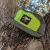 Runyon Made In USA Camp Hat - Charcoal (Dark Grey,Graphite) Camp Hat with Neon Yellow Front Panel Moisture Wicking, Mesh Side Panels, Lightweight, Breathable