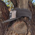Runyon Radiant Space  Made In USA Camp Hat - Reflective Front Panel, Dark Grey Graphite, Moisture Wicking, Mesh Side Panels, Lightweight, Breathable