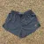 Runyon Mens 3" Running Short in Graphite Dark Grey - Made In USA - Backside Zipper Phone Pocket, Lined, Brown Inside Drawcords, Mesh Liner.  Made In Los Angeles.