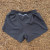 Runyon Mens 3" Running Short in Graphite Dark Grey - Made In USA - Backside Zipper Phone Pocket, Lined, Brown Inside Drawcords, Mesh Liner.  Made In Los Angeles.