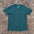 Men's 100% cotton athletic short sleeve shirt in forest green, Made in USA by Runyon, for running, hiking, gym workouts and training