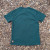 Men's 100% cotton athletic short sleeve shirt in forest green, Made in USA by Runyon, for running, hiking, gym workouts and training