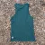 Men's 100% cotton athletic tank top singlet in Forest Green, Made in USA by Runyon, for running, hiking, gym workouts and training
