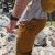 Runyon TrailStash Scrambler - Men's Amber Mustard Gold Hiking Jogger Pants - Water Repellant - American Made In USA.