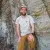 Runyon Made In USA Light Silver Grey Hiking Trail Running Shirt - 100% Cotton - Cottontrails™