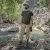 Runyon Made In USA Olive Green Cotton Hiking Trail Running Shirt - 100% Cotton - Cottontrails™