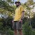 Runyon Made In USA Golden Yellow Cotton Hiking Trail Running Shirt - 100% Cotton - Cottontrails™
