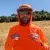 Runyon Men's Hot Orange Safety Orange Unisex Pocketed Sun Hoodie - Drawcord, Inside Pockets, Watch Window, Lightweight, UPF Sun Protection, Minimal Branding