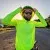 Runyon Men's Fluorescent Yellow Safety Yellow Unisex Pocketed Sun Hoodie - Drawcord, Inside Pockets, Watch Window, Lightweight, UPF Sun Protection, Minimal Branding