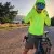Runyon Men's Fluorescent Yellow Safety Yellow Unisex Pocketed Sun Hoodie - Drawcord, Inside Pockets, Watch Window, Lightweight, UPF Sun Protection, Minimal Branding