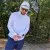 Runyon Men's White Unisex Pocketed Sun Hoodie - Drawcord, Inside Pockets, Watch Window, Lightweight, UPF Sun Protection, Minimal Branding