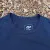 Men's 100% cotton athletic short sleeve shirt in Dark Navy Blue, Made in USA by Runyon, for running, hiking, gym workouts and training