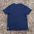 Men's 100% cotton athletic short sleeve shirt in Dark Navy Blue, Made in USA by Runyon, for running, hiking, gym workouts and training