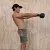 Runyon Olive Green 100% Cotton Gym Shorts for Running, Hiking, Strength Training and Lounging - American Made In USA - Runyon Canyon Apparel