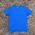 Men's 100% cotton athletic short sleeve shirt in Royal Blue, Made in USA by Runyon, for running, hiking, gym workouts and training