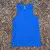 Men's 100% cotton athletic tank top singlet in Royal Blue, Made in USA by Runyon, for running, hiking, gym workouts and training