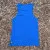 Men's 100% cotton athletic tank top singlet in Royal Blue, Made in USA by Runyon, for running, hiking, gym workouts and training