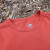 Men's 100% cotton athletic short sleeve shirt in Rust Brick Red, Made in USA by Runyon, for running, hiking, gym workouts and training