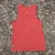 Men's 100% cotton athletic tank top singlet in Rust (Brick Red) Made in USA by Runyon, for running, hiking, gym workouts and training