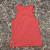 Men's 100% cotton athletic tank top singlet in Rust (Brick Red) Made in USA by Runyon, for running, hiking, gym workouts and training
