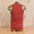 Men's 100% cotton athletic tank top singlet in Rust (Brick Red) Made in USA by Runyon, for running, hiking, gym workouts and training