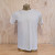Men's 100% cotton athletic short sleeve shirt in sand, Made in USA by Runyon, for running, hiking, gym workouts and training