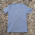 Men's 100% cotton athletic short sleeve shirt in Steel Grey, Made in USA by Runyon, for running, hiking, gym workouts and training