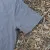 Men's 100% cotton athletic short sleeve shirt in Steel Grey, Made in USA by Runyon, for running, hiking, gym workouts and training