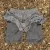 Runyon SupraPlush™ steel grey 5-inch men's running shorts with 2-in-1 compression liner, lightweight performance shell, dual side pockets, phone pockets, handcrafted in Los Angeles, Made in USA.