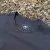 Men's 100% cotton athletic short sleeve shirt in vintage black, Made in USA by Runyon, for running, hiking, gym workouts and training