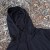Runyon Women's Black Unisex Pocketed Sun Hoodie - Drawcord, Inside Pockets, Watch Window, Lightweight, UPF Sun Protection, Minimal Branding