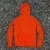 Runyon Men's Hot Orange Safety Orange Unisex Pocketed Sun Hoodie - Drawcord, Inside Pockets, Watch Window, Lightweight, UPF Sun Protection, Minimal Branding