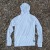 Runyon Women's White Unisex Pocketed Sun Hoodie - Drawcord, Inside Pockets, Watch Window, Lightweight, UPF Sun Protection, Minimal Branding