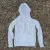 Runyon Women's White Unisex Pocketed Sun Hoodie - Drawcord, Inside Pockets, Watch Window, Lightweight, UPF Sun Protection, Minimal Branding