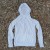Runyon Women's White Unisex Pocketed Sun Hoodie - Drawcord, Inside Pockets, Watch Window, Lightweight, UPF Sun Protection, Minimal Branding