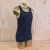 Women's (Unisex) 100% cotton athletic tank top singlet in Navy Blue, Made in USA by Runyon, for running, hiking, gym workouts and training