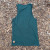 Women's (Unisex) 100% cotton athletic tank top singlet in Forest Green, Made in USA by Runyon, for running, hiking, gym workouts and training