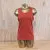 Women's (Unisex) 100% cotton athletic tank top singlet in Rust (Brick Red), Made in USA by Runyon, for running, hiking, gym workouts and training