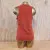 Women's (Unisex) 100% cotton athletic tank top singlet in Rust (Brick Red), Made in USA by Runyon, for running, hiking, gym workouts and training