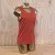 Women's (Unisex) 100% cotton athletic tank top singlet in Rust (Brick Red), Made in USA by Runyon, for running, hiking, gym workouts and training