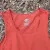 Women's (Unisex) 100% cotton athletic tank top singlet in Rust (Brick Red), Made in USA by Runyon, for running, hiking, gym workouts and training