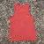 Women's (Unisex) 100% cotton athletic tank top singlet in Rust (Brick Red), Made in USA by Runyon, for running, hiking, gym workouts and training