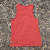 Women's (Unisex) 100% cotton athletic tank top singlet in Rust (Brick Red), Made in USA by Runyon, for running, hiking, gym workouts and training