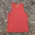Women's (Unisex) 100% cotton athletic tank top singlet in Rust (Brick Red), Made in USA by Runyon, for running, hiking, gym workouts and training