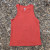 Women's (Unisex) 100% cotton athletic tank top singlet in Rust (Brick Red), Made in USA by Runyon, for running, hiking, gym workouts and training