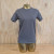 Women's (Unisex) 100% cotton athletic short sleeve shirt in Steel Grey, Made in USA by Runyon, for running, hiking, gym workouts and training